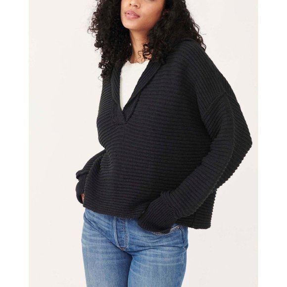 🎉LAST CHANCE🎉 NWT Free People Marlie Pullover / Black - Picture 2 of 7
